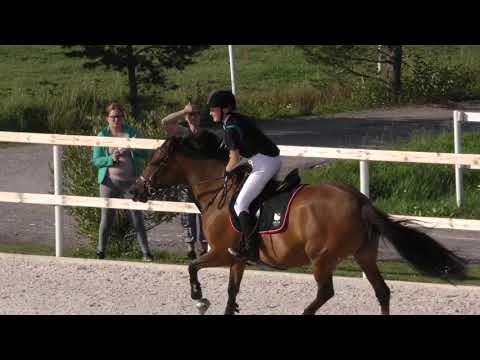 Penttilä Sara & Mon Ami 80cm @ Riding Club Solbacka 16.8.2018