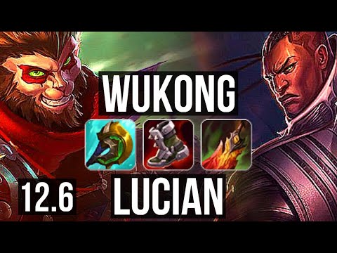 WUKONG vs LUCIAN (TOP) (DEFEAT) | 2.6M mastery, 5/1/2, 300+ games | EUW Diamond | 12.6