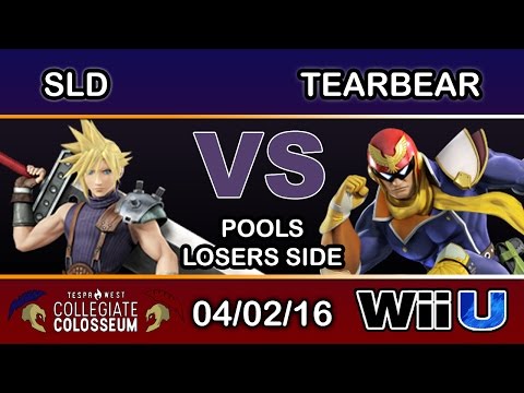 Tespa Collegiate: SLD (Cloud) Vs. TearBear (Captain Falcon) Pools Losers - Smash Wii U