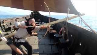 Shooting an Arrow From the Gokstad Ship! - Stephen Fox - UCD School of Archaeology