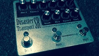 Video thumbnail for Earthquaker Disaster Transport SR. demo by Pete Thorn/Vintage King by Pete Thorn
