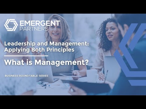 What is the Definition of Management? – Leadership & Management: Applying Both Principles