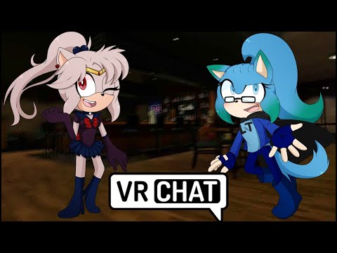Sailor Peace Meets Cals the Wolf at a Bar (feat. Boyfriend, Pico, Mike, and many more) - VRChat