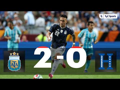 Video: ARGENTINA LE GANÓ A HONDURAS