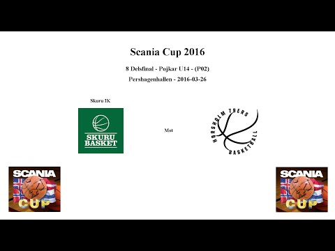 Skuru Basket (P02) mot Hørsholm Basketball (Denmark) - 2016-03-26