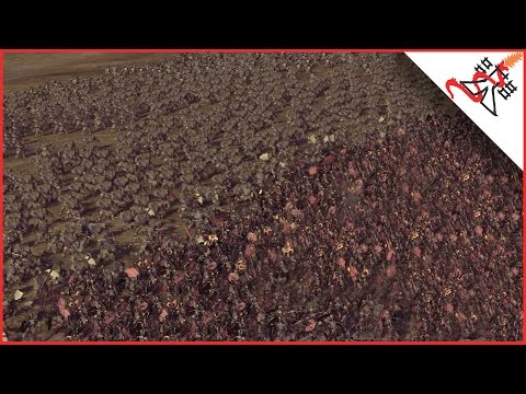 12480 SKELETON WARRIORS vs 7020 SAVAGE ORC ARRER BOYZ - Total War: WARHAMMER