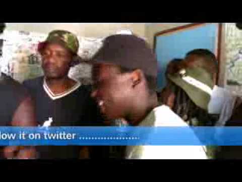 Souljah Love & Jnr Spraggaa on Mbama Riddim Recording session @ Cretical Beats Clapping