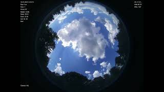 2026-07-18 All sky camera capture from Poiana Rusca Mountains, Romania