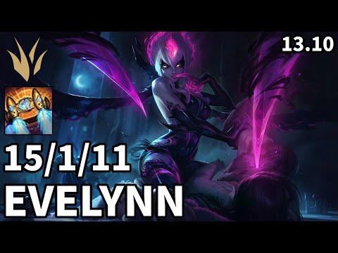 Evelynn Jungle vs Udyr - EUW Master | Patch 13.10