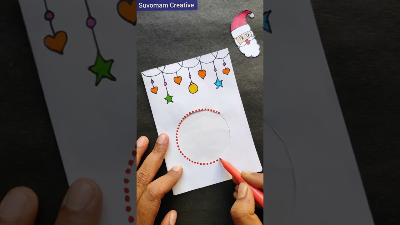 Watch video Christmas card ideas| Merry Christmas card | Handmade Christmas card |#card #christmas | #shorts Now Christmas card ideas| Merry Christmas card | Handmade Christmas card |#card #christmas | #shorts