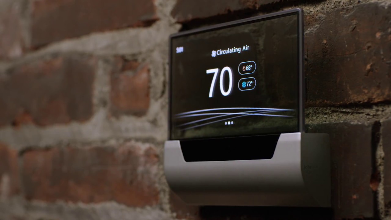 Johnson Controls reinvents the thermostat - YouTube