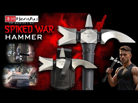 BudK: ⚒️ Honshu Spiked War Hammer: Brutal Power in Your Hands!