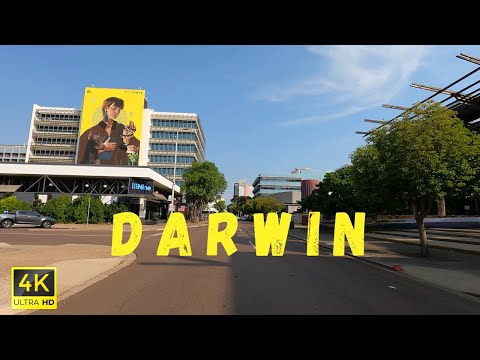 4K Darwin City Driving Tour 2023 - Casuarina Square to Darwin City Drive