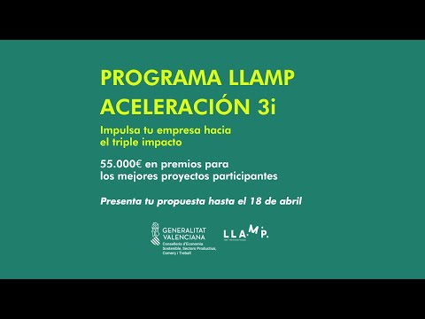 Apntate al Programa de LLAMP Aceleracin 3i![;;;][;;;]