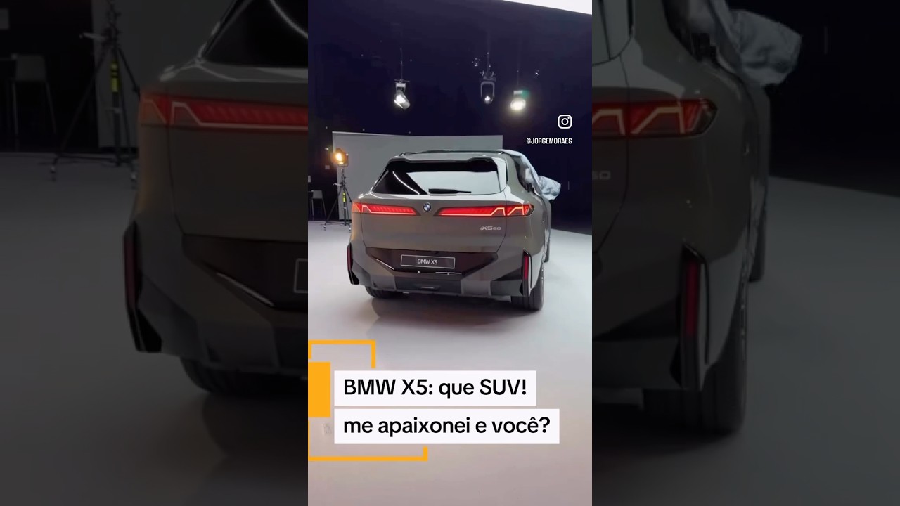NOVO BMW X5: que visual! Quanta elegância. A Alemanha está viva e no jogo. Pelo menos por aqui