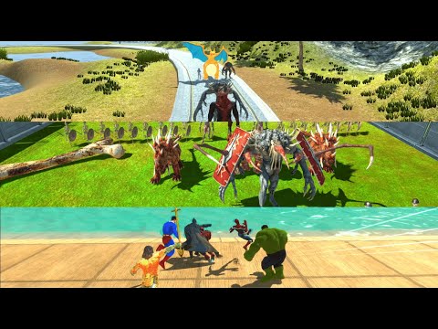MARVEL VS DC, DEATH RUN, WAR - Animal Revolt Battle Simulator