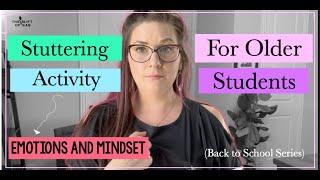 stuttering activities for older students