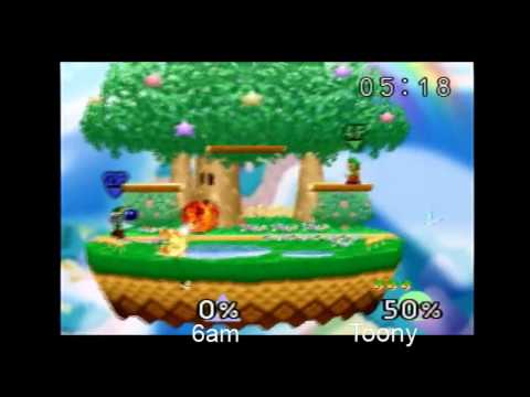 6am (Link) vs Toony (Mario)
