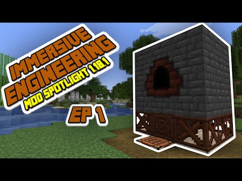Immersive Engineering Mod Spotlight 1.18.1 EP 1 - How to Get Creosote Oil! How to Make Treated Wood!