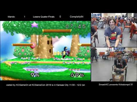 Kirbstompd 3 - Mando (Kirby) vs Compleity 64 (Falcon, Link) Losers Quarter Finals