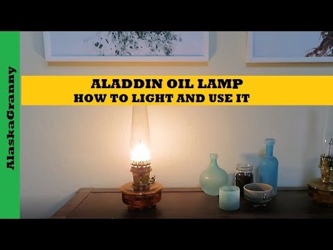 Aladdin Lamp How to Light and Use Aladdin Mantle Oil Lamp Lantern