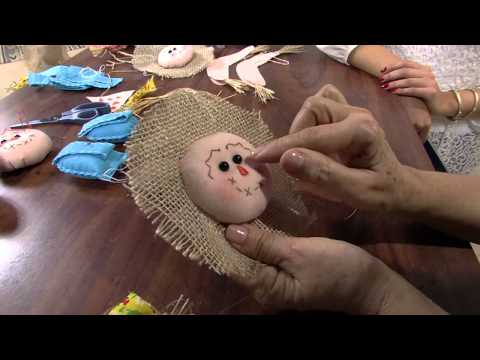 Mulher.com 13/06/2013 Carmen Silvia - Espantalho em feltro Parte 2/2