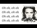 Tove Lo - HABITS (Stay High ) /Lyrics Video/