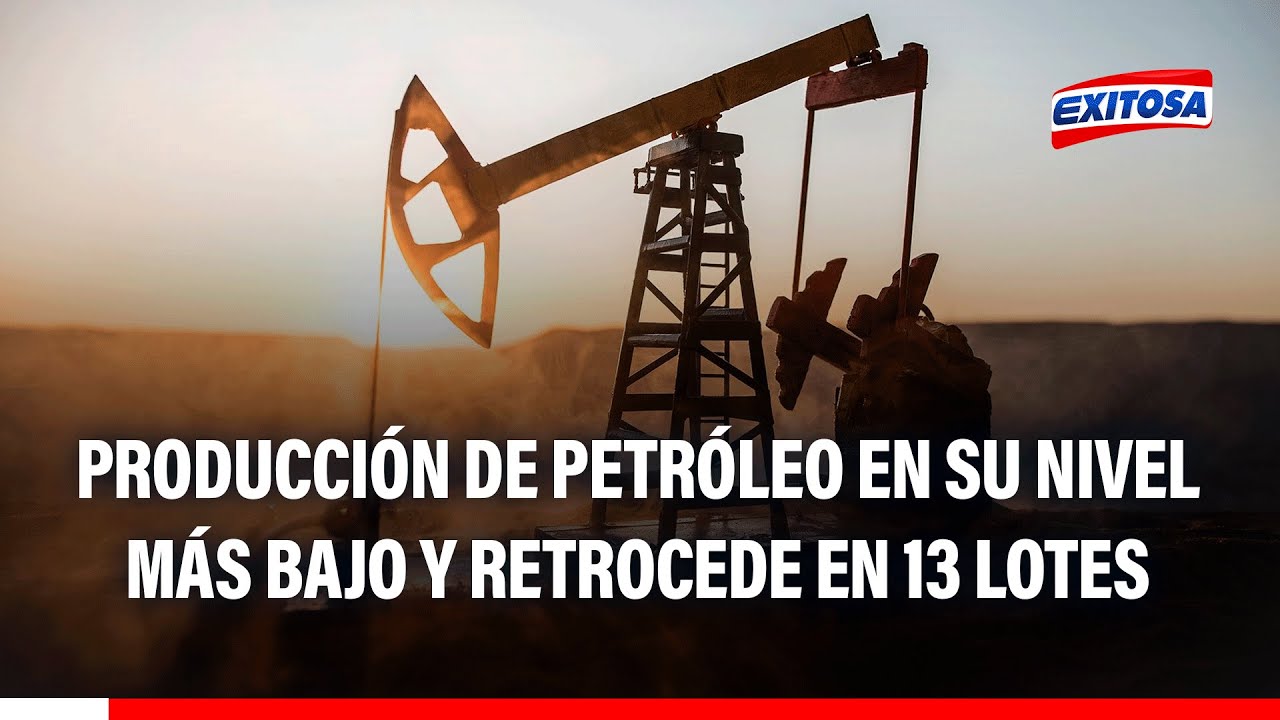 🔴🔵 Producción de petróleo en su nivel más bajo y retrocede en 13 lotes: ¿Por qué motivo?