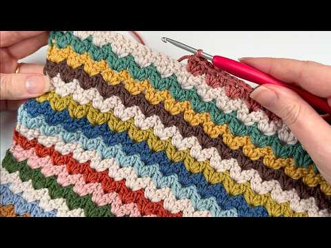 Learn this EASY crochet stitch in just 10 minutes!