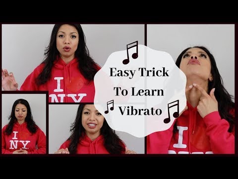 How to sing vibrato EASILY - What does it feel like? - (This demo is not a natural vibrato)