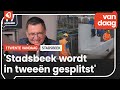 1Twente journalist Henk ten Harkel bespreekt de vorderingen van de stadsbeek