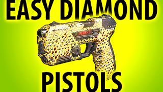 BLACK OPS 3 - HOW TO GET EASY DIAMOND CAMO PISTOLS @ItsMikeyGaming
