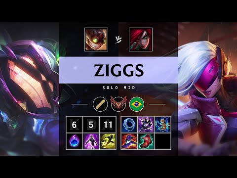 Ziggs Mid vs Katarina - BR Grandmaster Patch 25.14
