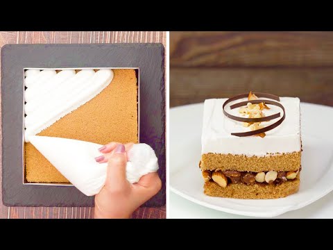 Square Cake | So Yummy Cake Tutorials | Easy Chocolate Cake | Master Cake | #Shorts