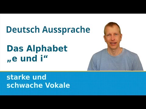 10 Minuten Deutsche Aussprache "E und I" üben, lange und kurze Vokale / Learn German Pronunciation