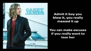 [Lyrics On Screen] Casey James - Cryin On A Suitcase [Casey James&#39;s New 2012 Single]