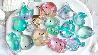 455【海のなかまたち】初心者おすすめ！レジンでぷっくりキャラクター♪色々なデザインで作ります(2026/7/23)