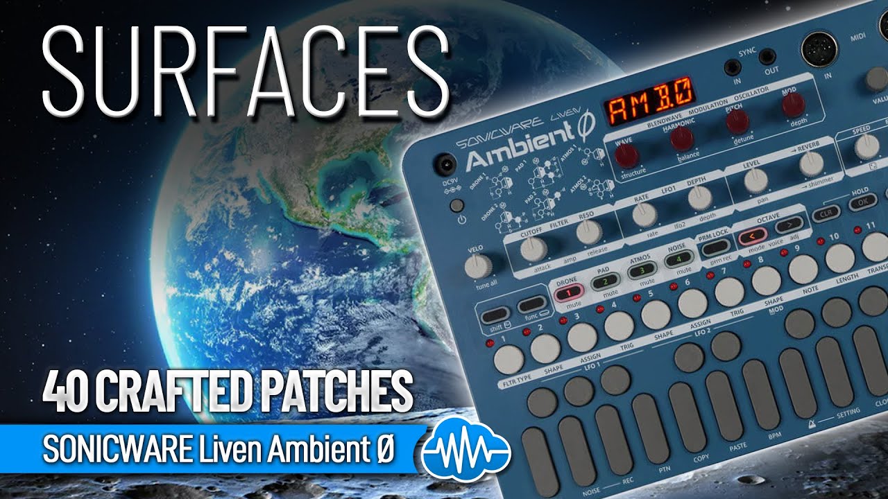 TPL085 - ( Bundle ) - Sci-Fi Scape + Surfaces - Sonicware Liven Ambient Ø - Video Preview 2