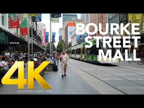 Explore Melbourne: Bourke Street Mall - Melbourne - 4K Ultra HD - DJI OSMO POCKET