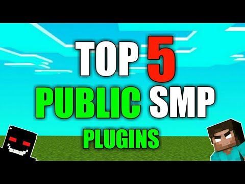 Top 5 Plugins For Your PUBLIC SMP || Best Plugins For Public Smp || Minecraft..