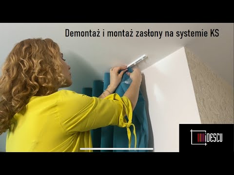 Demontaż i montaż zasłony na systemie KS