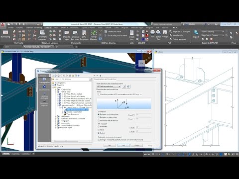 Advance Steel - Customizing a drawing style to show only selected parts in a defined area