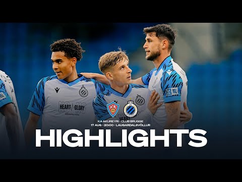 KA Knattspyrnufélag Akureyrar Akureyri 1-5 Club Brugge Koninklijke Vereniging KV