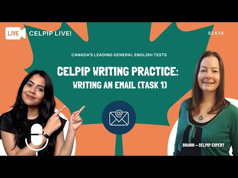 CELPIP LIVE! - CELPIP Writing Practice: Writing an Email (Task 1) - S2 E14