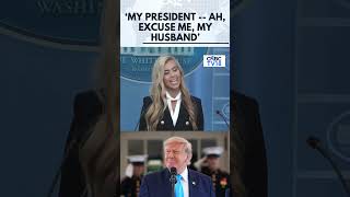 Download lagu Donald Trump’s Press Secretary Katie Zacharia Accidentally Calls Husband ‘My President’ | N18G mp3