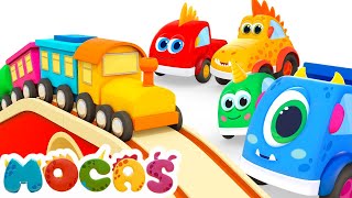 Sing with MOCAS! The Train song for kids &amp; nursery rhymes. Cartoons for kids.