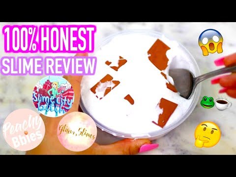 100% HONEST Famous Slime Shop Review (Peachybbies, Glitter Slimes, SlimeCityB) Video