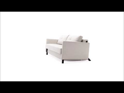 Cubed 160 Queen Sofa Bed with Arms - INNOVATION LIVING | Bedworks