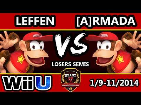 B.E.A.S.T 5 - Leffen (Diddy) Vs. [A]rmada (Diddy) - Smash 4 Losers Semis