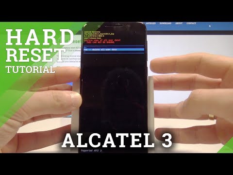 How to Bypass Screen Lock in ALCATEL 3 - Hard Reset / Format / Wipe Data by Recovery Mode